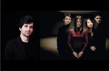 Visuel 160 - Quatuor Hermès + Manon Galy + Jorge Gonzalez Buajasan